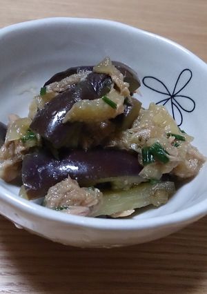 **なすとシーチキンのさっぱりあえ**-レシピのメイン写真