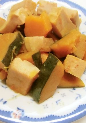 高野とかぼちゃの和風ケチャップ煮-レシピのメイン写真