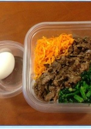 中学生男子のお弁当〜ピビンバ編-レシピのメイン写真
