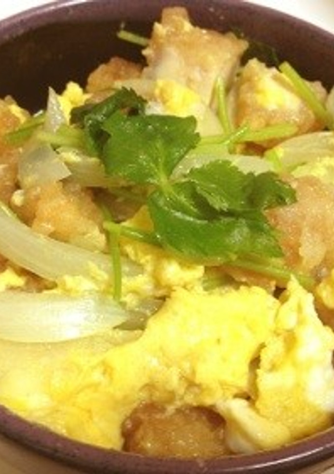 唐揚げリメイク！からたま丼♡-レシピのメイン写真