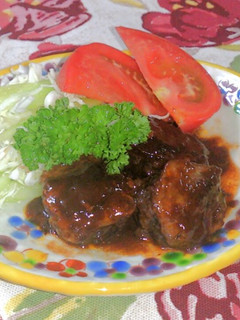 お家にあるもので茄子の肉詰めハンバーグ-レシピのメイン写真
