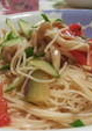 ピリ辛そうめん-レシピのメイン写真