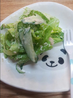 簡単!レタスとキュウリのツナマヨサラダ-レシピのメイン写真