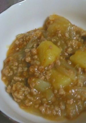 豚ひき肉のじゃがカレー煮-レシピのメイン写真