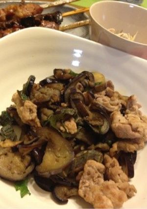 豚肉とナスのさっぱり炒め-レシピのメイン写真