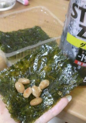 レシピ失格!??簡単すぎる海苔納豆-レシピのメイン写真