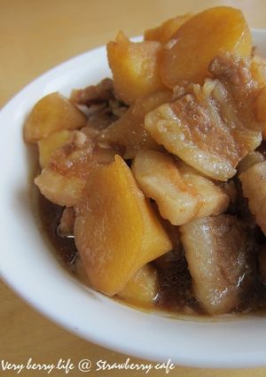 豚バラとじゃが芋の甘辛煮-レシピのメイン写真