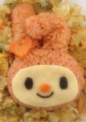 マイメロご飯-レシピのメイン写真