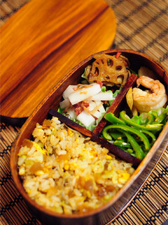 奈良漬けチャーハンのお弁当-レシピのメイン写真