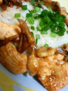 バターライス☆鶏むね肉の舞茸ソース添え-レシピのメイン写真