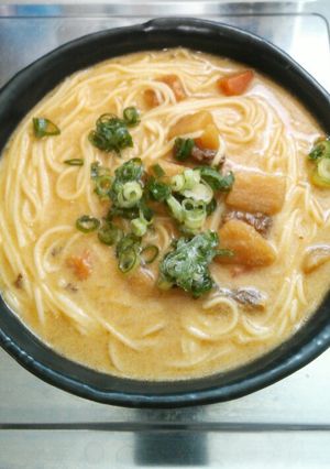 クリーミーカレーそうめん-レシピのメイン写真