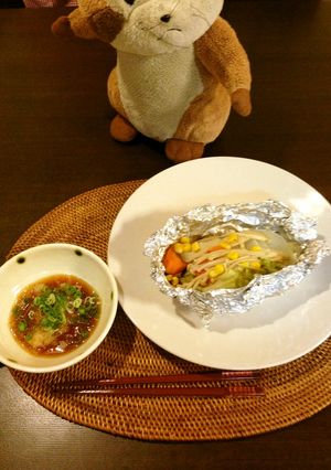 秋鮭と野菜たっぷりのホイル焼き♪-レシピのメイン写真