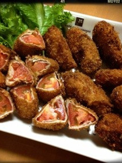 トマトの豚肉巻き-レシピのメイン写真