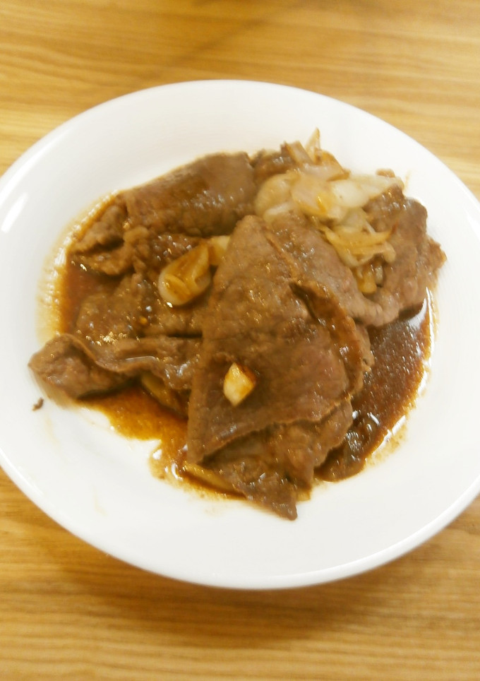 牛肉と玉ねぎのオイスター炒め-レシピのメイン写真