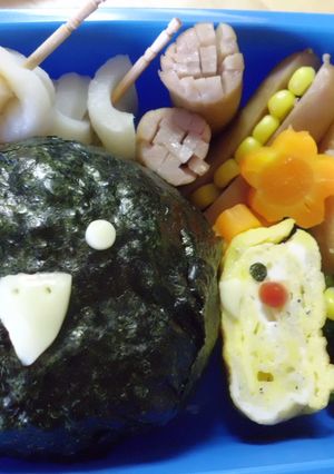 *セキセイインコお握り*キャラ弁*-レシピのメイン写真