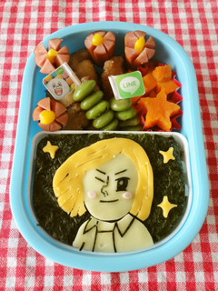 キャラ弁*LINE ジェームズ弁当♪-レシピのメイン写真