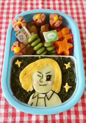 キャラ弁*LINE ジェームズ弁当♪-レシピのメイン写真