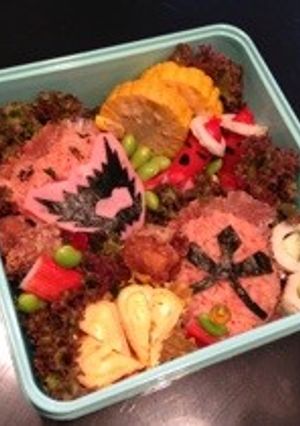 保育園 遠足弁当 キョウリュウジャー-レシピのメイン写真