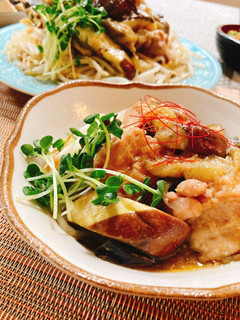鳥もも肉とトロ~リなすの甘辛炒め-レシピのメイン写真