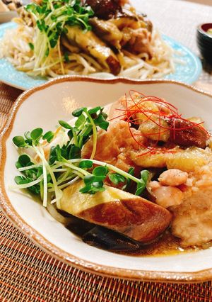 鳥もも肉とトロ～リなすの甘辛炒め-レシピのメイン写真