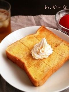 ☆簡単☆メープルトースト-レシピのメイン写真