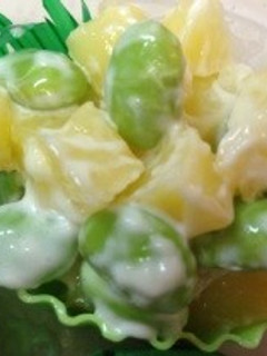 お弁当に♪*枝豆ポテト*サラダ風♪-レシピのメイン写真