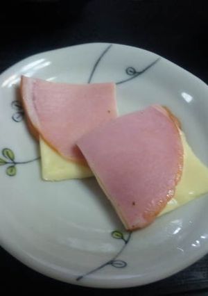 ハムとチーズのサンド 子供の朝食に!-レシピのメイン写真