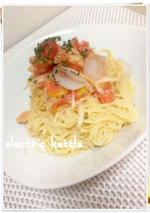 ツナのうま味たっぷり★冷製トマトパスタ-レシピのメイン写真