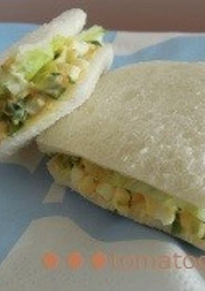 大好き！パクチーたまごサンドウィッチ☆-レシピのメイン写真