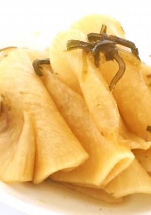 塩昆布で簡単！！大根の混布漬-レシピのメイン写真