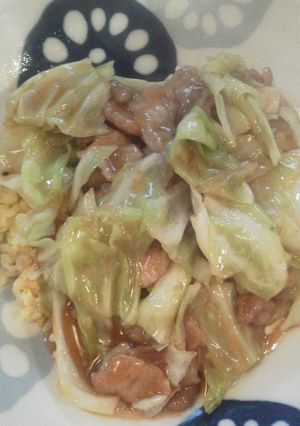 豚バラキャベツのあんかけチャーハン！-レシピのメイン写真