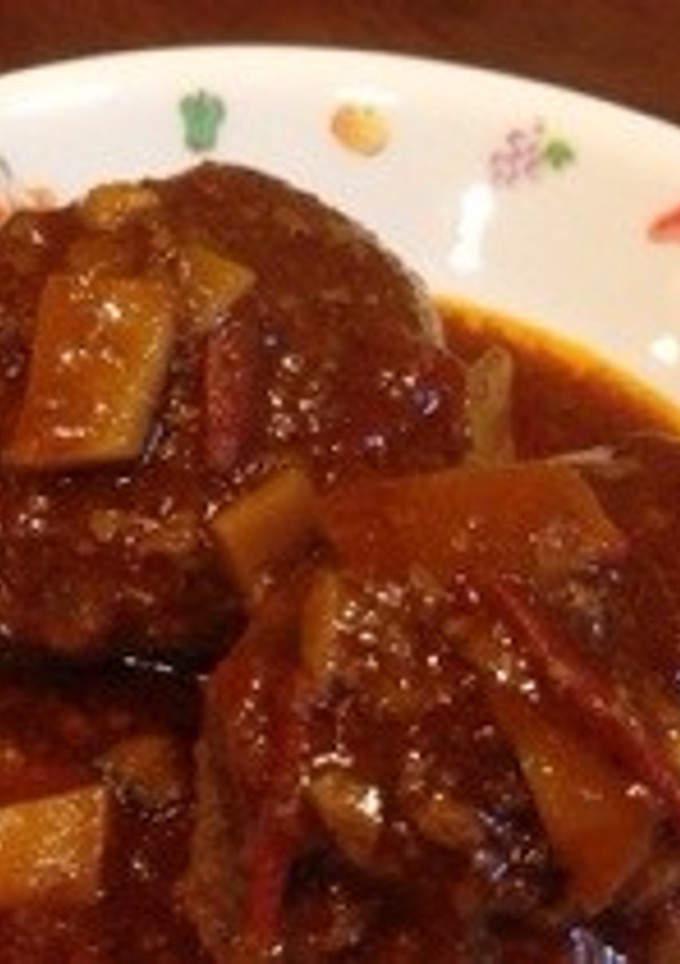 おうちで簡単♪＊煮込みハンバーグ＊-レシピのメイン写真