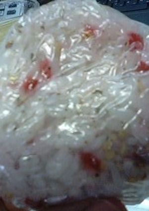 カリカリ梅おにぎり-レシピのメイン写真