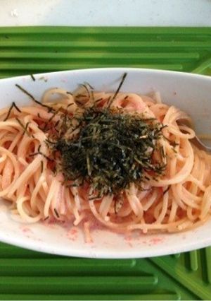 簡単で濃厚！明太子パスタ-レシピのメイン写真