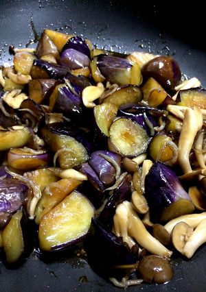 茄子とジャコの甘辛炒め煮-レシピのメイン写真
