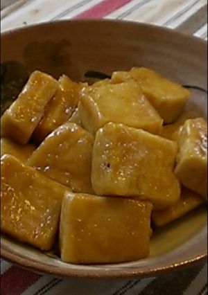 高野豆腐の甘酢煮-レシピのメイン写真