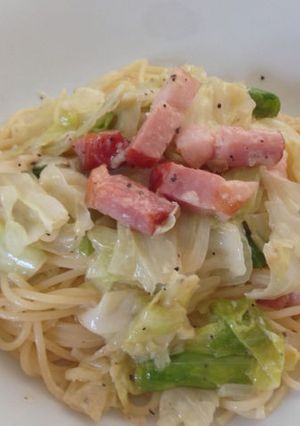 キャベツがたくさん食べられるパスタ♪-レシピのメイン写真