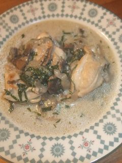 鶏肉の青じそ入りクリーム煮♪-レシピのメイン写真