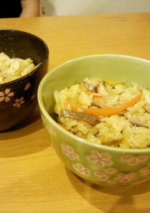 炊き込みご飯（鶏ごぼう）-レシピのメイン写真