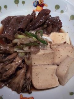 フライパンで簡単!すき焼き風煮物-レシピのメイン写真