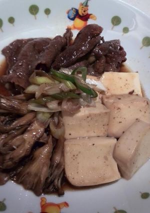 フライパンで簡単!すき焼き風煮物-レシピのメイン写真