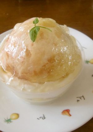 まるごと！！桃のケーキ-レシピのメイン写真
