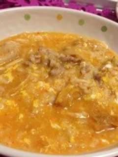 ふわとろ豚キムチクッパ-レシピのメイン写真