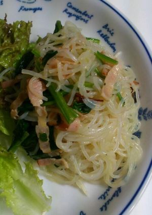 簡単！ しらたきのペペロンチーノ-レシピのメイン写真