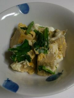 簡単! 高野豆腐の卵とじ-レシピのメイン写真