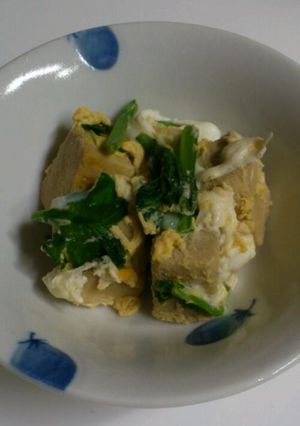 簡単！ 高野豆腐の卵とじ-レシピのメイン写真