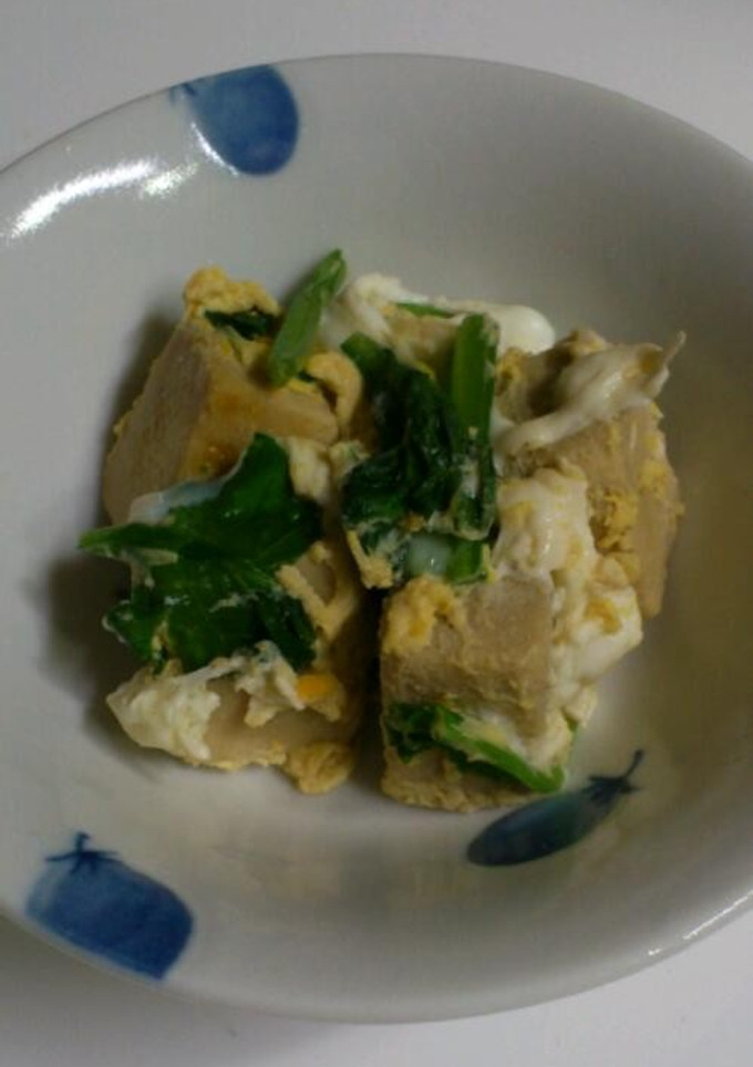 簡単！ 高野豆腐の卵とじ-レシピのメイン写真
