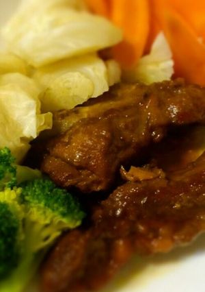 ヨシダソースdeバックリブの煮物-レシピのメイン写真