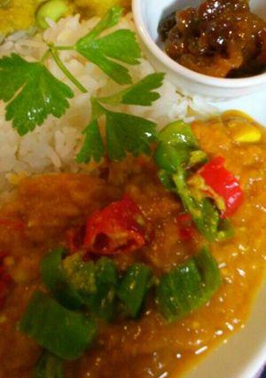 やさしい味わいレンズ豆のカレー-レシピのメイン写真