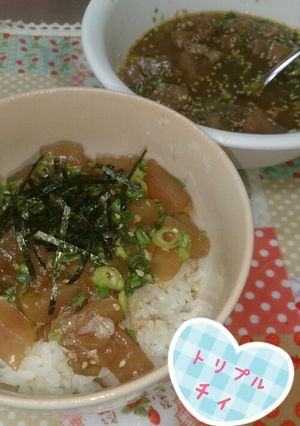 大分名物☆琉球丼/魚の切り身甘ダレ漬-レシピのメイン写真